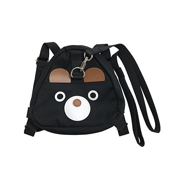 リュック(くま)黒/80?95cm/-・Color:(くま)黒・パッケージ個数:1・対応身長の目安80?95cm持ち手紐の長さ:67cm・この商品は、赤ちゃん(1?3才)が混み合った場所などで、迷子にならないようにと考えられた製品です。強く...