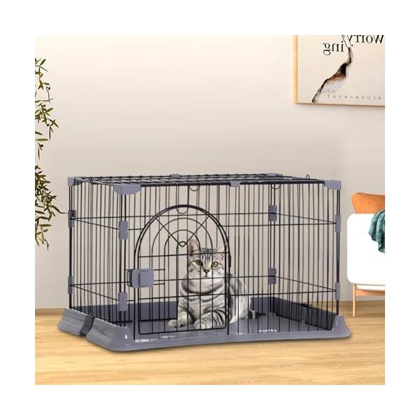 キャット　ケージ Amazon.co.jp: JPJieAnXin 猫ケージ キャットケージ 2段 スリム 大型猫