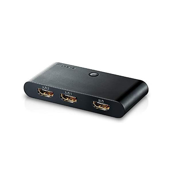 エレコム HDMI切替器 自動切替機能 PS3/PS4/Nintendo Switch動作確認済み 2入力1出力 2K(1080p) HDMIケ