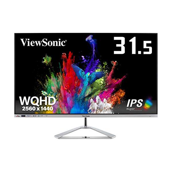 他サイト： ViewSonic ビューソニックジャパン 31.5インチ 液晶モニター VX3276-2K-MHD-72 (WQHD/IPS/75Hz/4msの商品画像