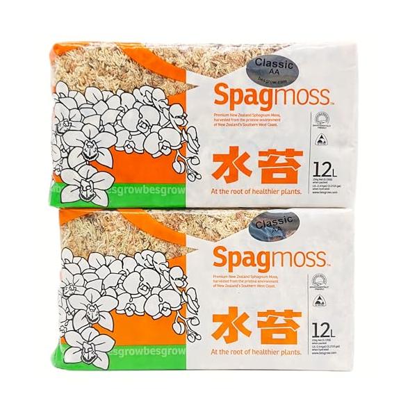 他サイト： KeepRise 水苔 ニュージーランド産 150ｇ 圧縮水苔（１２Ｌ）AA (2個)の商品画像