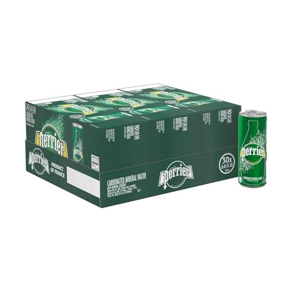炭酸水　ペリエ（PERRIER）缶 250mlｘ30本　フランス産スパークリング・ウォーター直輸入品　ノンアルコール
