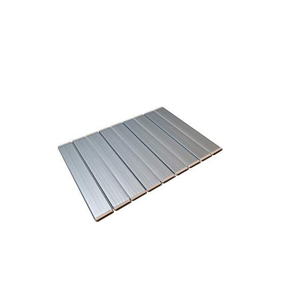 東プレ 折りたたみ 風呂ふた 抗菌 Ag+ メタリックグレー 70×89cm 日本製 M9