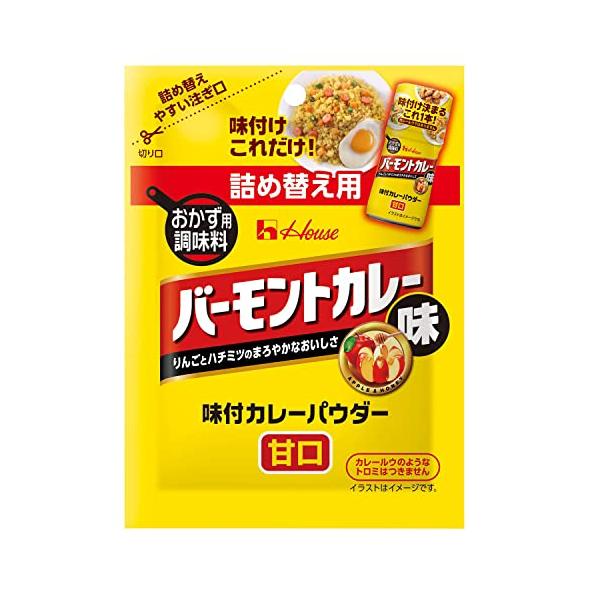 バーモントカレー ハウス 味付カレーパウダーバーモントカレー味袋入り 45g ×10個 味付けこれだけ おかず用調味料