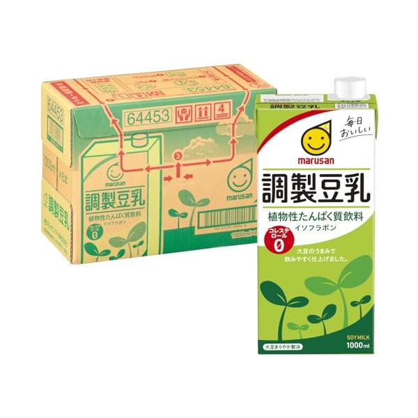 他サイト： マルサン 調製豆乳 1L×6本の商品画像
