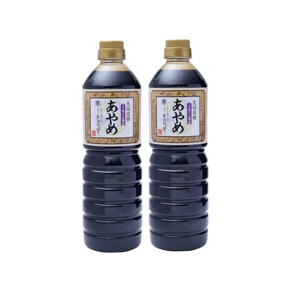 まるはら  うす塩 さしみ醤油 あやめ しょうゆ 1L ×2本