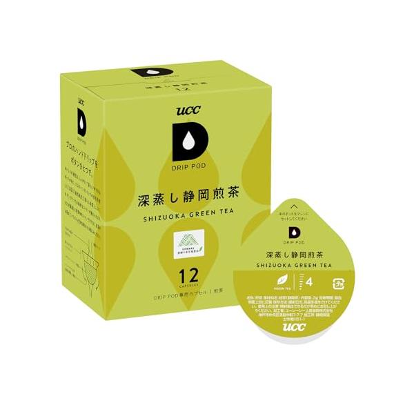 他サイト： UCC ドリップポッド 専用カプセル 深蒸し静岡煎茶 12杯分 36g ポッド・カプセルの商品画像