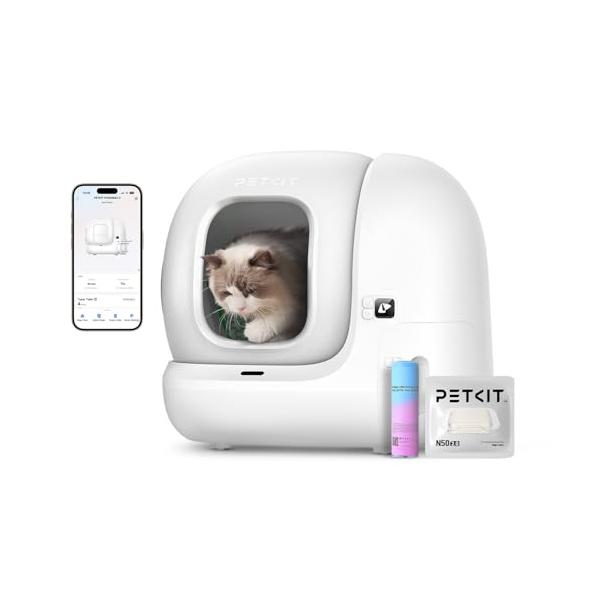 他サイト： PETKIT 猫 トイレ 自動トイレ オシッコが漏れない アップグレードしたシリンダ スマホ管理 センサー付き 飛散防止 自動清掃 定期清掃 掃の商品画像