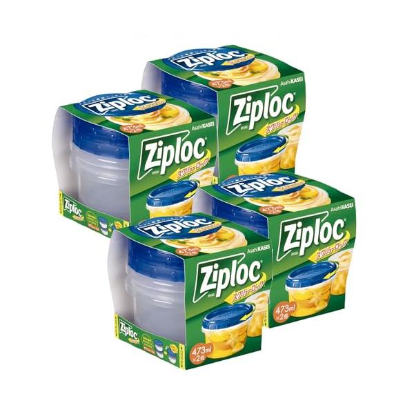 他サイト： Ziploc まとめ買いジップロック スクリューロック 473ml (2個入)×4個の商品画像