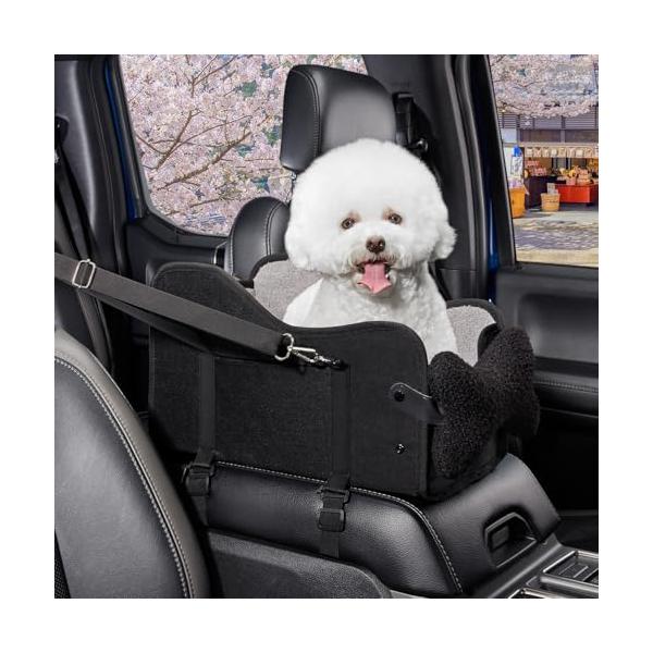 布 ブラック/S/005・Color:布 ブラックSize:S・小中型の犬に適用サイズ：ペットドライブボックスのサイズは42*23*25cmで、体重7kg以下の中小型犬や猫に適しています。高品質の材料製で、硬さのサポート、立体的なサポートの...