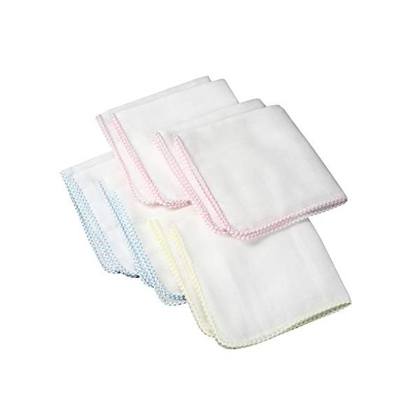 他サイト： イサム商会 綿100% 日本製 ガーゼハンカチ 無地 29cm×29cm(10枚)の商品画像