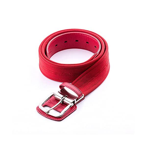 スポーツレッド×シルバーバックル/Free Size/CGB0304-RD-SI・Size:Free SizeColor:レッド×シルバーバックル・パッケージ個数:1・全長約120cm・幅約4cm・バックルサイズ　9.5×6.5・本体部分を...
