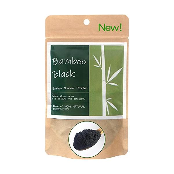 黒/50g/-・Size:50g・吸着力が最も高いとされる約800度以上で焼いた竹炭を微粉末パウダー（10ミクロン）にしています。微粉末のため開封時に飛散する可能性がありますので、十分ご注意ください。・海外セレブの最先端食用の炭パウダー使用...