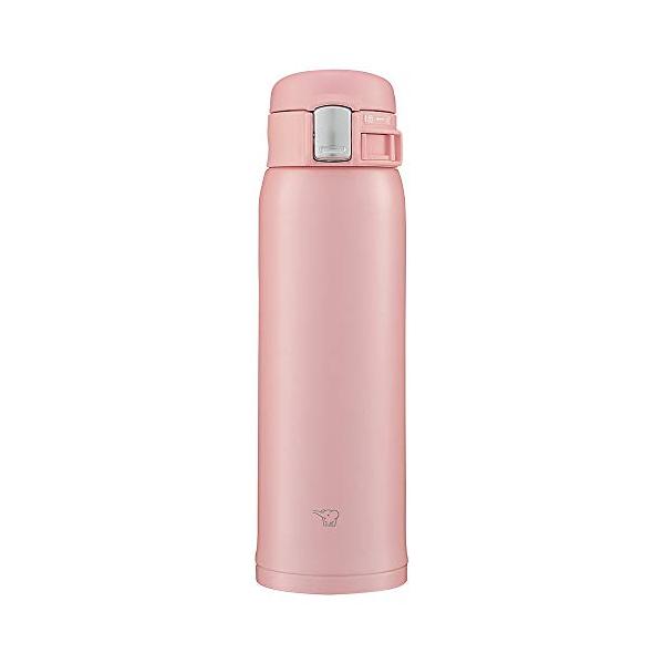 象印 水筒 ステンレスマグ 480ml ワンタッチタイプ 保温保冷 軽量 コンパクト ピンク SM-SF48-PA