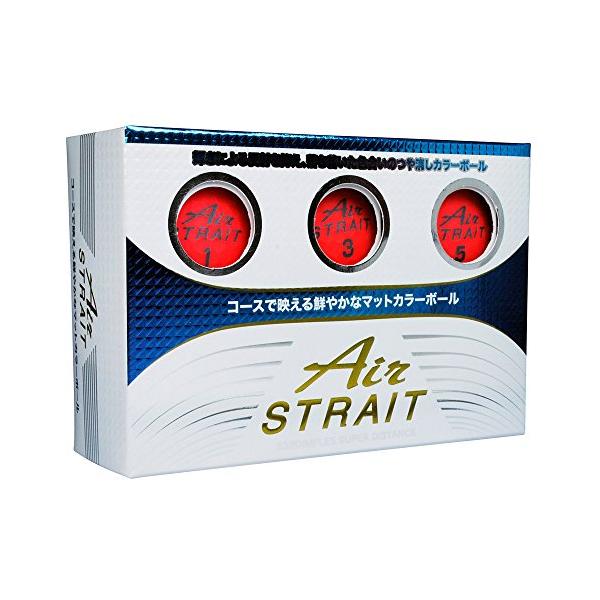 LEZAX(レザックス) ゴルフボール Air STRAIT マットカラーボール