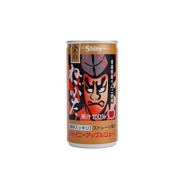 シャイニー 金のねぶたりんごジュース 195g×30本