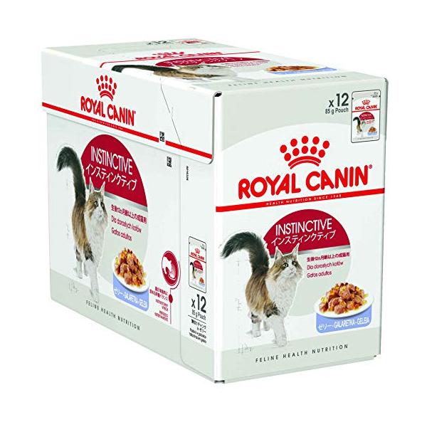 他サイト： ロイヤルカナン インスティンクティブ ゼリー （猫専用ウェットフード 成猫用）85g×12個の商品画像
