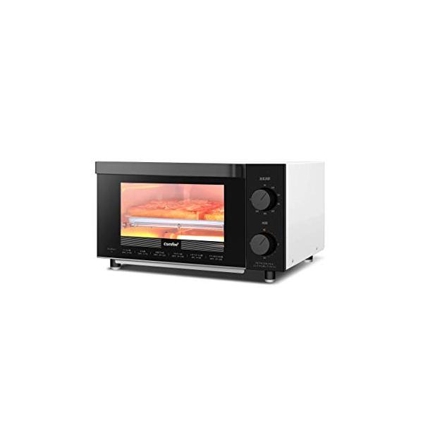 他サイト： COMFEE' オーブントースター 4枚焼き 12L イマー設定 1200W 上下ヒーター トレー付き お手入れ簡単 省スペース設計 CF-AC121の商品画像
