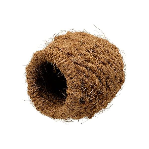 パッケージ個数:1・・高温乾燥で殺菌済で衛生的です。・・わら巣のように糸を使用していないので、爪などが絡まることがありません。・・ココナッツ繊維で保温性があります。