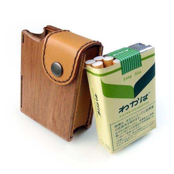 木&革製タバコケースわかば専用 : デザイン雑貨ブランド LIFE - 通販