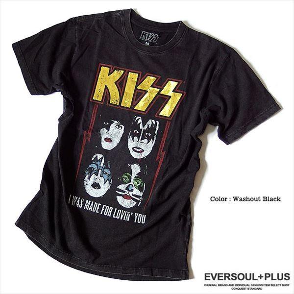 注目度抜群 伝説のロックバンドkiss キッス のハードウォッシュ金箔ロゴプリントtシャツ Ev Eplus1 ライフスタジオ ヤフー店 通販 Yahoo ショッピング