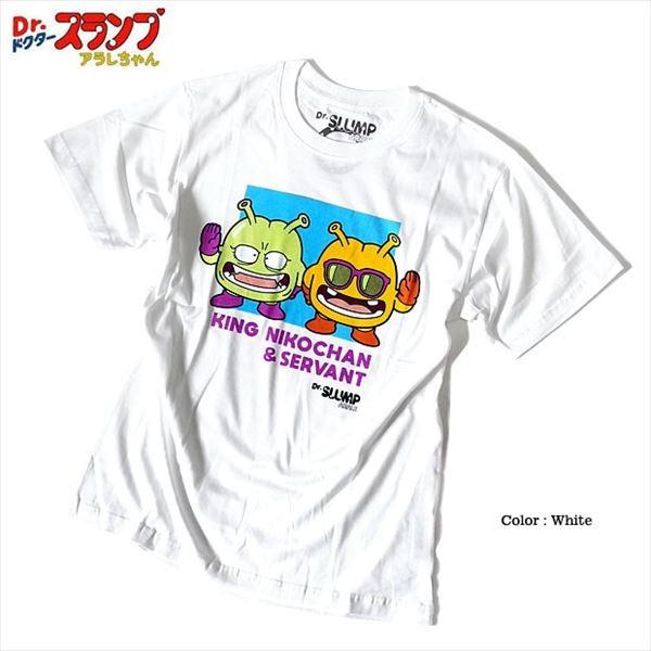 大人気アニメ Dr スランプ アラレちゃんの人気キャラ宇宙人ニコチャン大王と家来のプリントｔシャツ Ev Eplus923 ライフスタジオ ヤフー店 通販 Yahoo ショッピング