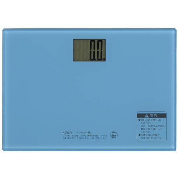 オーム電機 デジタル体重計 ブルー Hbk T101 A 08 0078 Oh ライフスタジオ ヤフー店 通販 Yahoo ショッピング
