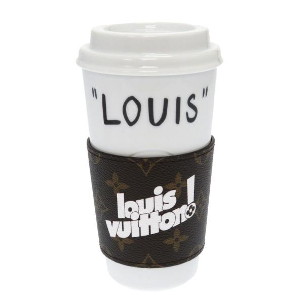 ルイヴィトン カップルイ モノグラム 陶器 タンブラー LOUIS VUITTON 未使用 ルイ ヴィトン モノグラム カップ GI0653