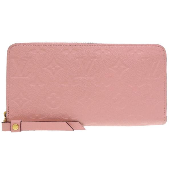 ルイヴィトン M64090 長財布 ローズプードル  LOUIS VUITTON ラウンドファスナー アンプラント LOUIS VUITTON（ルイ・ヴィトン） 新品同様 モノグラム アンプラント