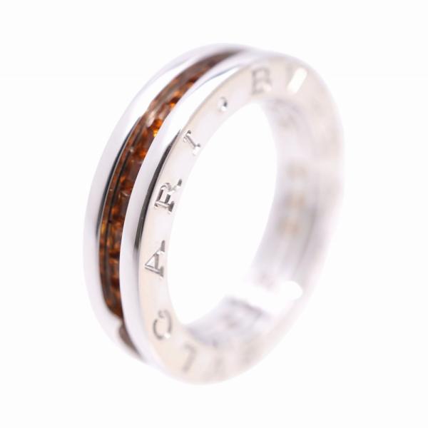 BVLGARI（ブルガリ） B-ZERO1 シトリン K18WG リング #51 ホワイト