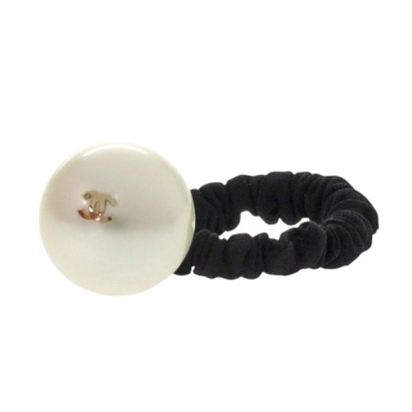 CHANEL シャネル パール カチューシャ ココマーク. CHANEL（シャネル） 美品 ココマーク ヘアゴム シュシュ フェイク