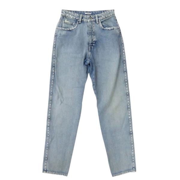 miu miu ストレートデニム 24サイズ ダークブルー