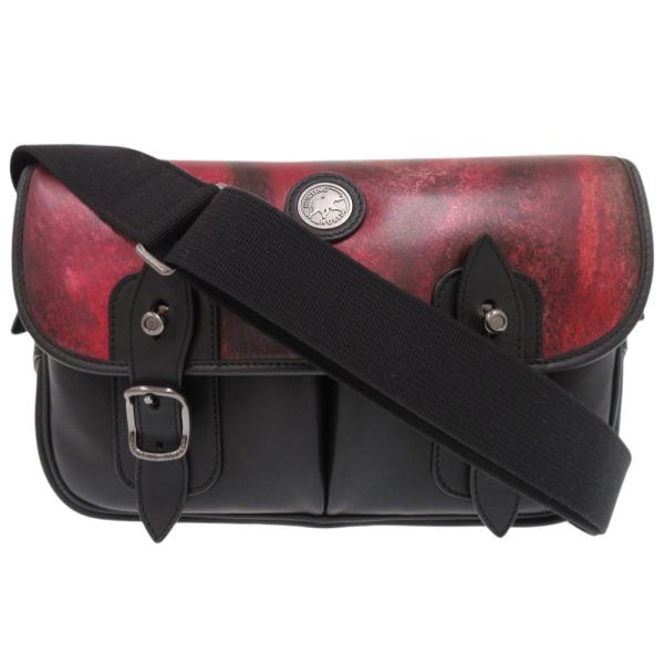 【ヴィンテージ】ハンティングワールド　ショルダーバッグ　ナイロン　レザー　黒 Amazon | [ハンティングワールド] メンズショルダーバッグ