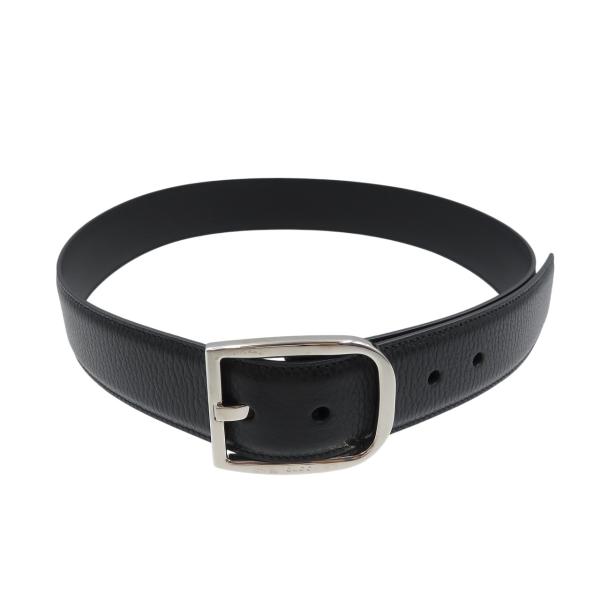 GUCCI 未使用 グッチ 449716 アウトレット品 85/34 レザー シルバー