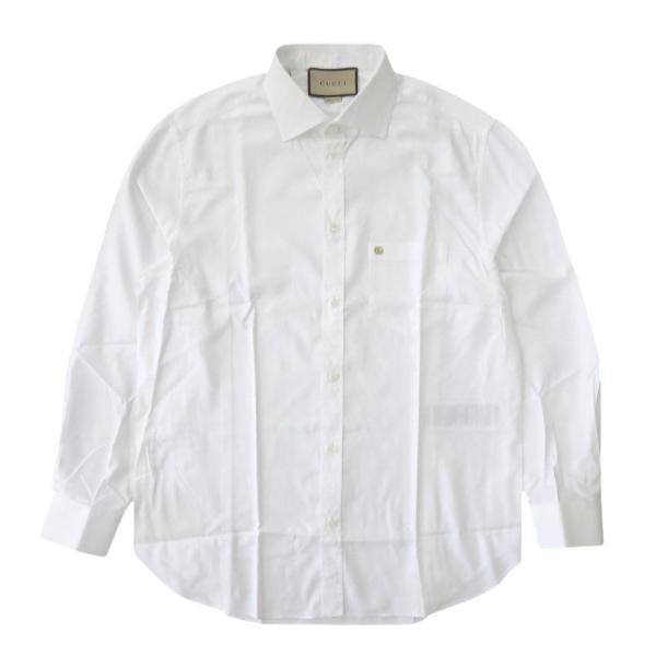 GUCCI☆白長袖シャツ 40 life-time_7d1224ga4r13