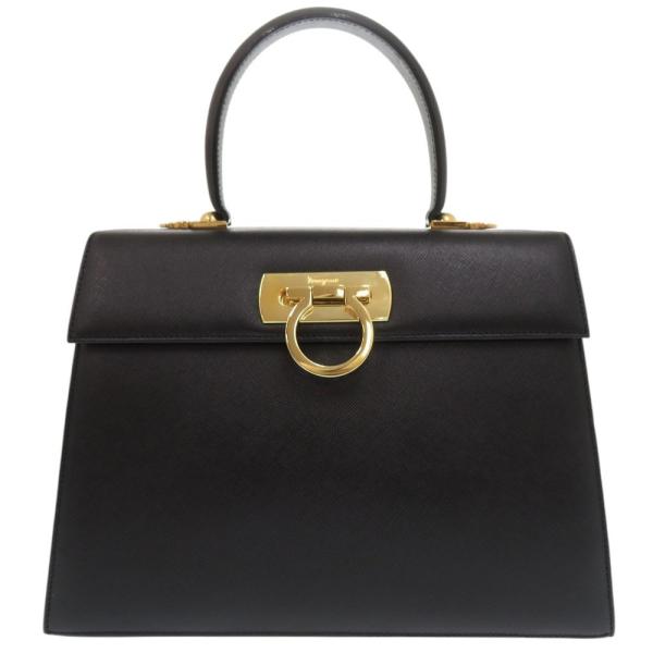 Salvatore Ferragamo ブラック ハンドバッグ FERRAGAMO フェラガモ Salvatore Ferragamo バッグ ハンドバッグ