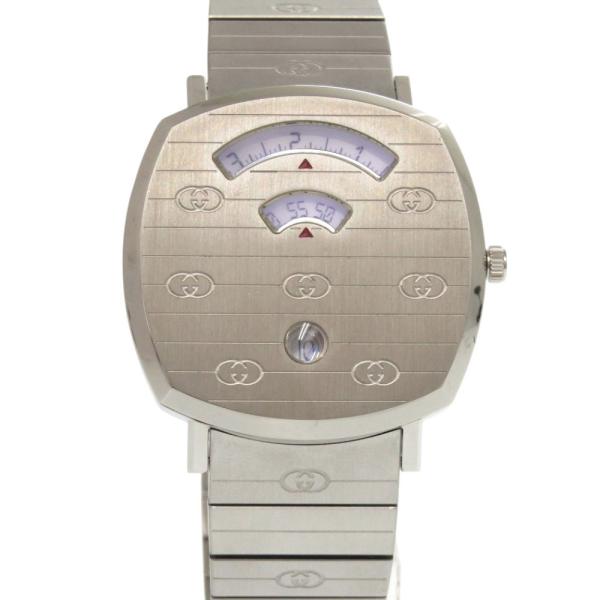 GUCCI 未使用 グッチ グリップ GRIP 157.4 SS シルバー クオーツ
