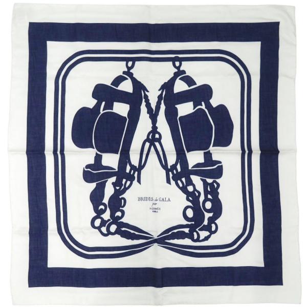 エルメス Hermes スカーフ カレ90 【ブリッド ドゥ ガラ】美品 HERMES（エルメス） 未使用品 カレ90 ブリッド ドゥ ガラ タトゥー