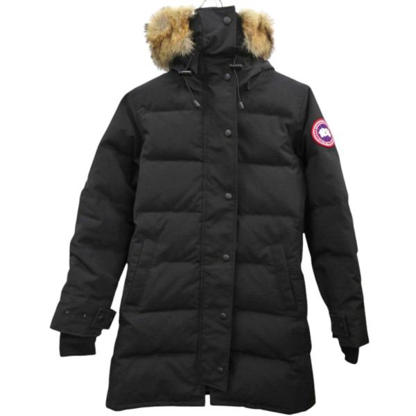 カナダグース　シェルバーンパーカ　3802LA ブラック　ダウンコート　XS CANADA GOOSE 美品 カナダグース SHELBURNE シェルバーン 3802LA XS