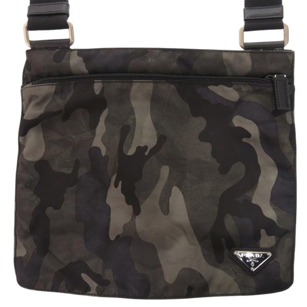 美品 プラダ 迷彩 カモフラージュ VA0886 テスート カーキ ショルダーバッグ 0563 【中古】 PRADA メンズ PRADA（プラダ） 美品 迷彩 カモフラージュ VA0886 テスート カーキ