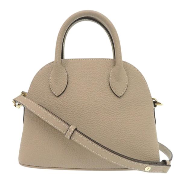BONAVENTURA エマ　22ハンドバッググレージュ　極美品 美品 ボナベンチュラ エマバッグ 22 レザー グレージュ ベージュ 2way