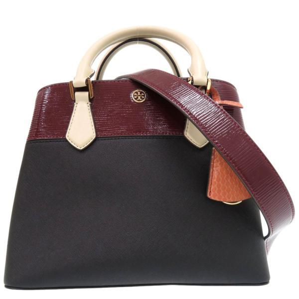 【極美品/カード付】トリーバーチ ロビンソン 2way ハンドバッグ レザー 黒 極美品/カード付】トリーバーチ ロビンソン 2way ハンドバッグ レザー