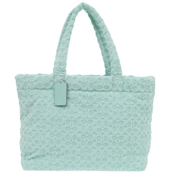 COACH（コーチ） 未使用 トート シグネチャー テリー レザー/テリー