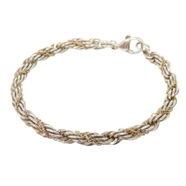TIFFANY&Co.（ティファニー） 美品 ツイストロープ シルバー925/K14