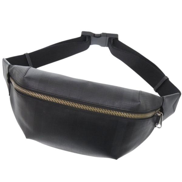 極美品　BURBERRY バーバリー ボディバッグ ブラック ナイロン　レザー BURBERRY（バーバリー） 美品 PVC/レザー ブラック ボディバッグ