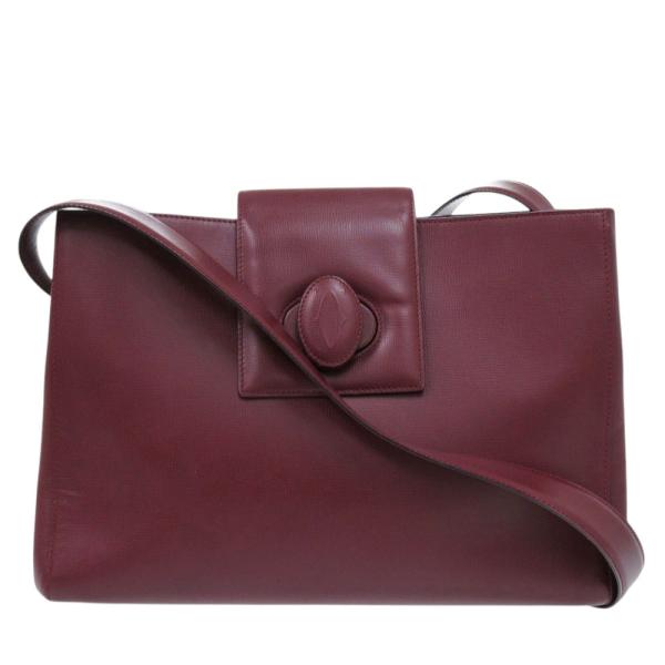 Cartier（カルティエ） 美品 マストライン レザー ボルドー ショルダー