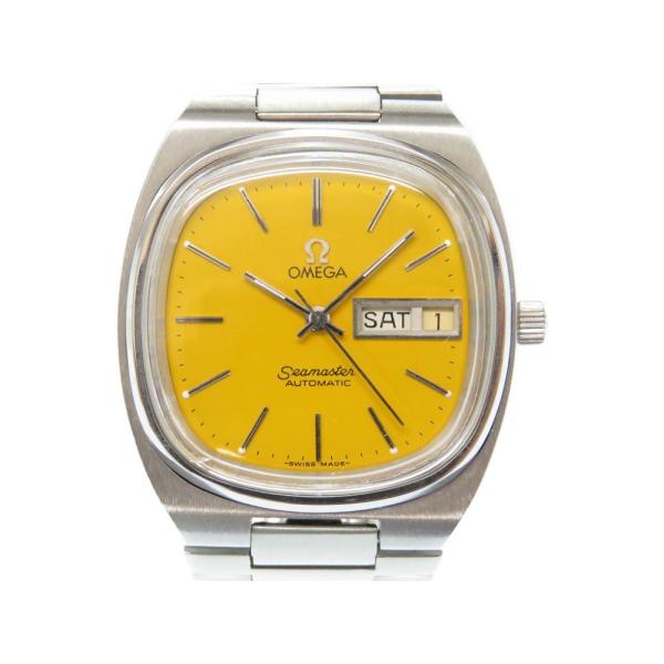 OMEGA Seamaster 自動巻き 腕時計 イエロー OMEGA（オメガ） シーマスター TVスクリーン 自動巻き 腕時計 イエロー