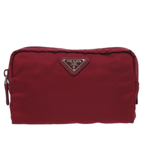 PRADA（プラダ） 新品同様 1N0021 トライアングルロゴ ナイロン レッド