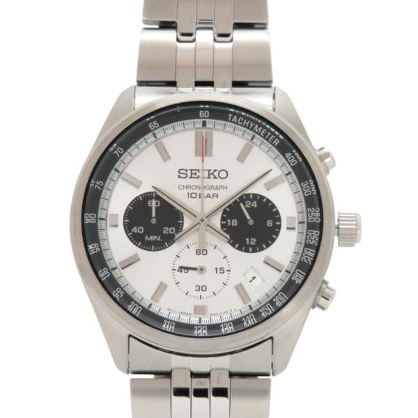 新品同様 セイコー クロノグラフ SSB425P1 8T63-00W0 シルバー SS クオーツ 腕時計 0558【中古】SEIKO SEIKO（セイコー） 新品同様 クロノグラフ SSB425P1 8T63-00W0