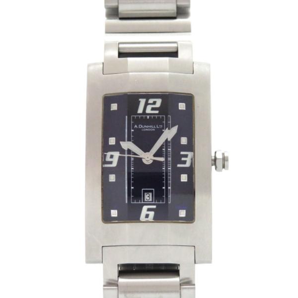 美品 ダンヒル ダンヒリオン 8027 SS ブラック クオーツ 腕時計 黒文字盤 1449【中古】Dunhill dunhill（ダンヒル） 美品 ダンヒリオン 8027 SS ブラック クオーツ